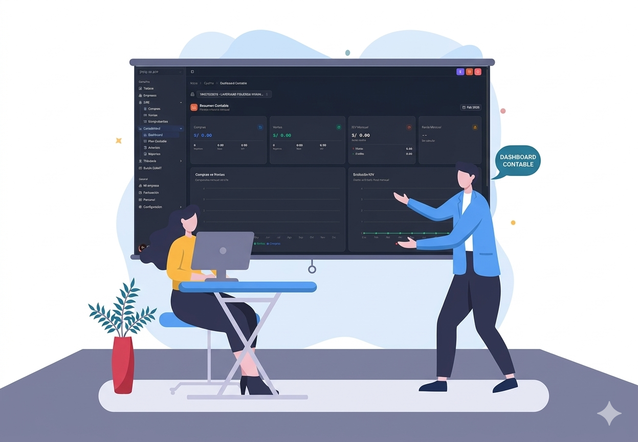 Dashboard contable de ContaPro